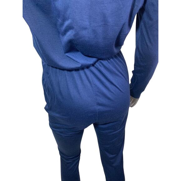 Urban Outfitters BDG Romper Navy Blue Jumpsuit Small Cotton Blend - Picture 8 of 11